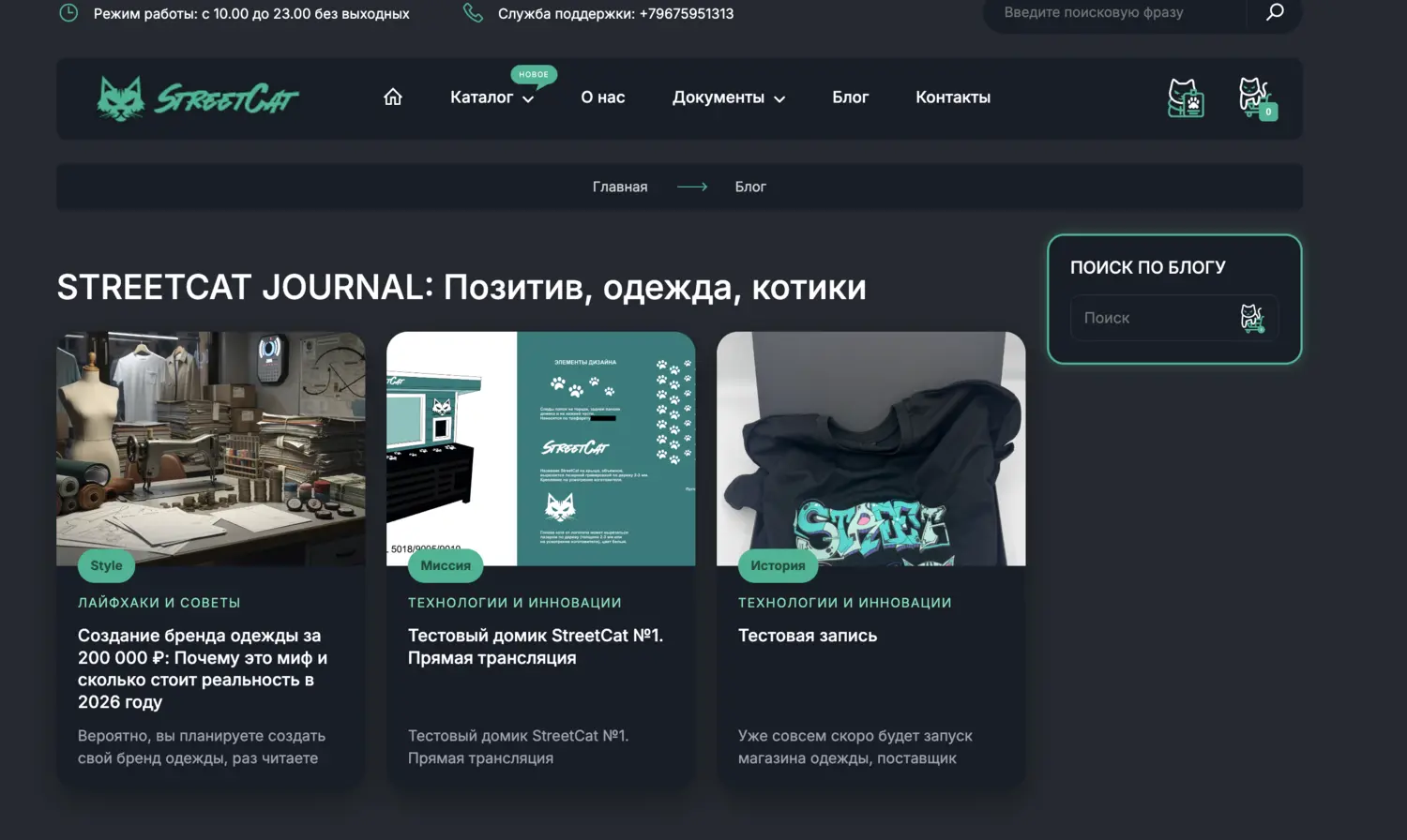Это тестовый пост